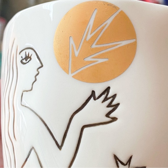 Starbucks 2013 Anniversary Mug Etched Siren - White, 12 Fl Oz - Picture 9 of 11